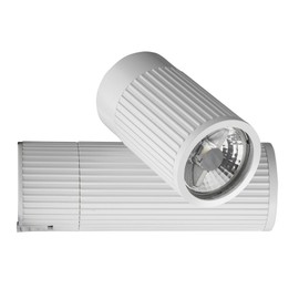 Lithonia Lighting LTH8001 MR16 WH M12 One-Light Front Loading Commercial Track Head, Mr16-Compatible, White