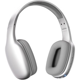 CIRICO BaseTone Wireless Over-Ear Headphones, Bluetooth 5.3, 20H Playtime, Deep Bass, Foldable Lightweight Design for Travel, Home Office, Cellphone/PC, Sliver