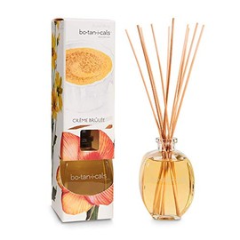 Scent Shop - Botanicals Reed Diffuser Creme Brulee Scented Oil - Includes 10 Wood Fragrance Sticks 8 fl. oz
