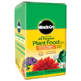 Miracle-Gro Water Soluble All Purpose Plant Food, Fertilizer for Indoor or Outdoor Flowers, Vegetables or Trees, 8 oz.