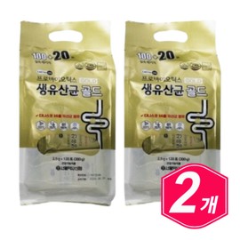 Seoul Pharmacists' Association Probiotics Live Lactobacillus Gold 120 Packets x 2 Middle-aged Men Senior Women Elderly Bowel Health Help / 서울약사신협 프로바이오틱스 생유산균 골드 120포 x 2개 중년 남자 시니어 여자 노인 장건강 도움