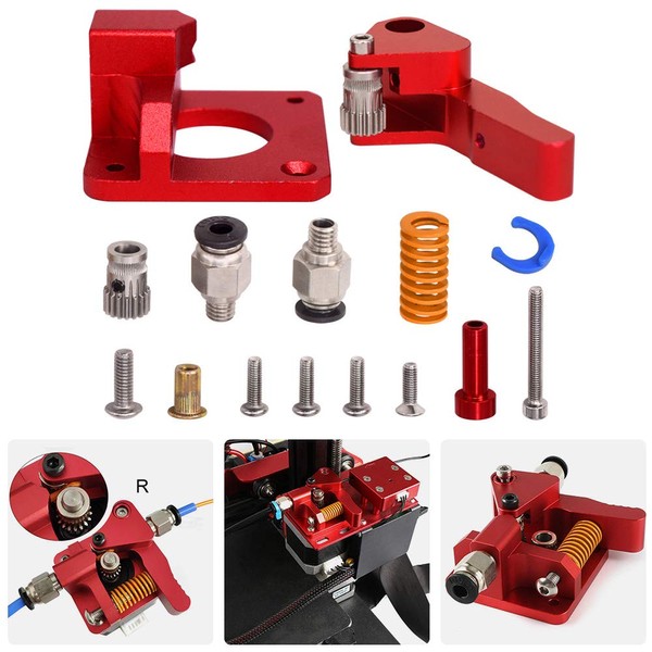TUZUK 3D Printer Upgrade Extruder Double Driver Remote Metal Extruder