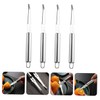 STOBAZA 4 Pack Stainless Steel Orange Peelers Easy to Use