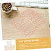 VILLFUL 3pcs Felt Letter Board Numbers Symbols Creative Message Board