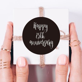 MAGJUCHE 25th Wedding Anniversary Stickers – We Still Do- Wedding Anniversary Party Sticker Labels, Supplies, 2 Inch Round, 40-Pack