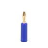 10PCS Banana Plugs 4mm Audio Jack Connector Solderless Six Blade