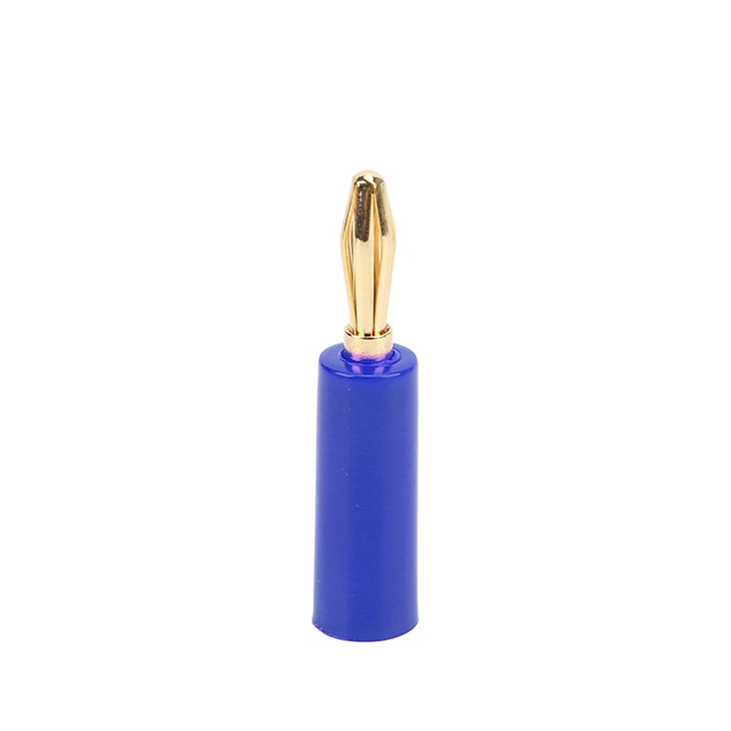 10PCS Banana Plugs 4mm Audio Jack Connector Solderless Six Blade