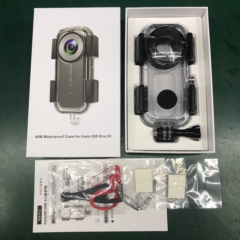 Kiowon Insta360 ONE X2 Waterproof Case 40M Diving Case 360