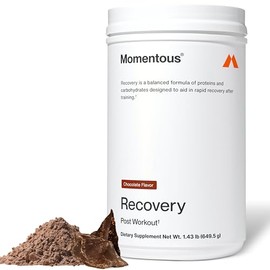 Momentous- “Recuperación de Proteína de Suero Alimentada con Hierba en Polvo 20g de Proteína Aislada de Suero PostEntrenamiento Certificación NSF, Gl