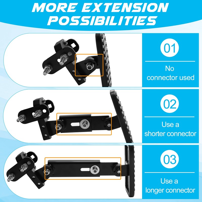 Anglecai Gas and Brake Pedal Extenders for Short Drivers People