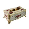 Geesatis Tissue Box Cover Tissue Box Holder Facial Tissue Paper