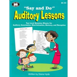Say and Do Auditory Lessons by Diane Hyde (2004) Paperback