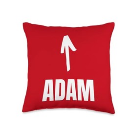I'm Adam Couples Bible Adam and Eve Outfits And Biblical Throw Pillow