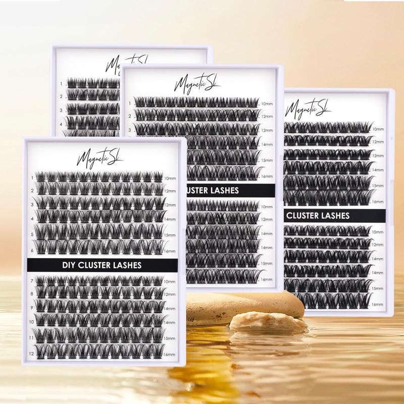 Lash Clusters 144 Pcs Individual Lashes Clusters Eyelash Extensions False