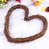 Garneck 3pcs Love Heart Rattan DIY Craft Projects Twig Grapevine