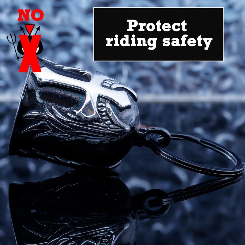 Motorcycle for Bells - Motorcycle Angel Bell for Men Women,Bell