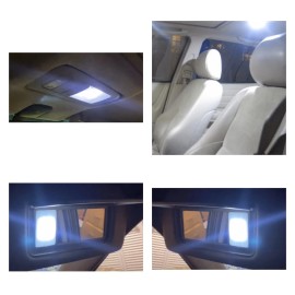 newlineperformanceLED White Sunvisor, Dome/ Map Light LED interior bulb Kit  For Lexus IS300 2001-2005