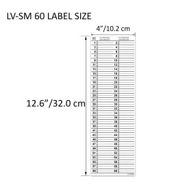 Littversions LV Siemens Electrical Breaker Panel Directory Label DIRBLK (60 Circuits 1 Pack)