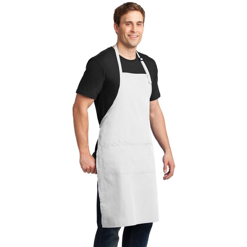 Star and Stripes Apron Chef Navy Blue Apron 65% Polyester,