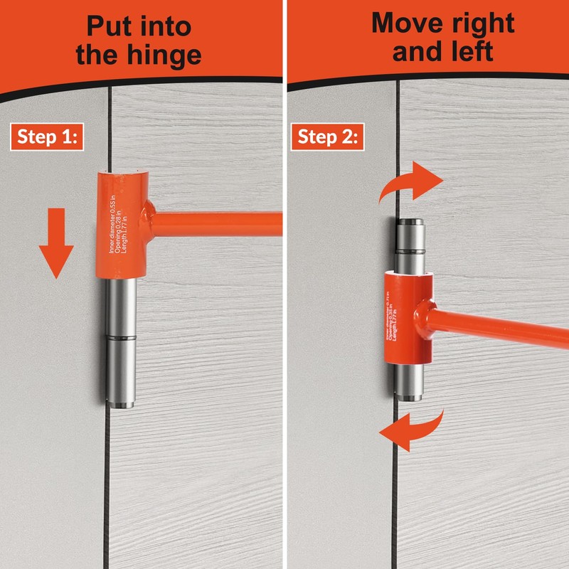 dirnatel Hinge Gap Adjustment Wrench Tool Set, Upgraded Door 14-25