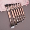 Double-ended Makeup Brush Set with Velour Storage Bag, 7 Counts/set