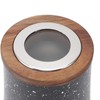 Coffee Bean Canister Airtight Stainless Steel Visible 800ml with Spoon