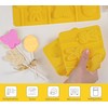 Kamehame Easter Lollipop Molds, Silicone Bunny Egg Butterfly Lollipop Molds