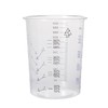 20 oz (600ML) Disposable Flexible Clear Graduated Plastic Mixing Cups