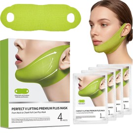 V-Line Lifting Collagen Mask Set for Double Chin Reduction