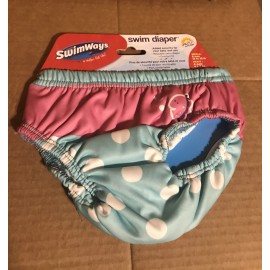 Swimways Swim Ways Reusable Swim Diaper Fish Design - 6 Months Small 13 - 18 LB NEW