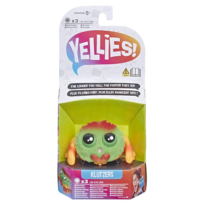 Yellies! Cute, interactive spider - responds to sounds and voice