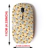 CJCBROES 2.4G Wireless Mouse with Cute Pattern Design for All