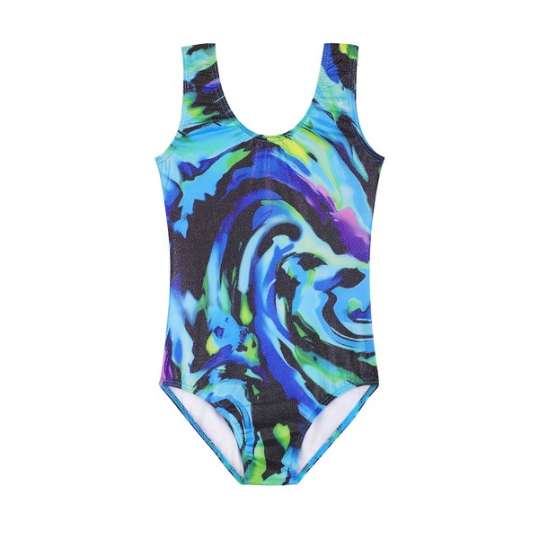 HOZIY - Maillot de gimnasia para niñas, diseño de unicornio,