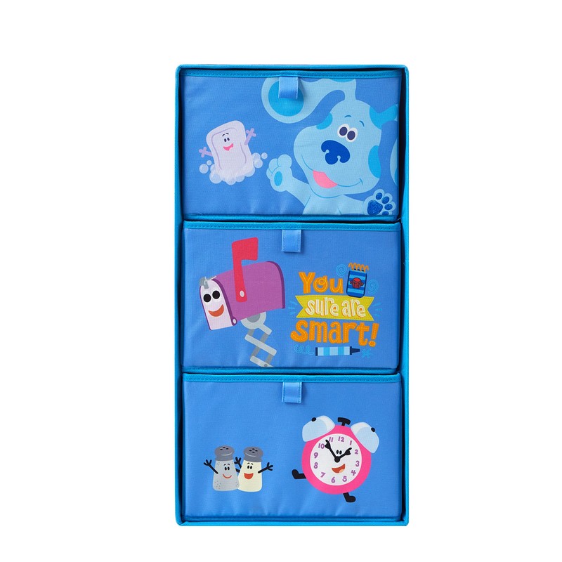 Nickelodeon Blue's Clues 3 Drawer Soft Storage Unit with Poly