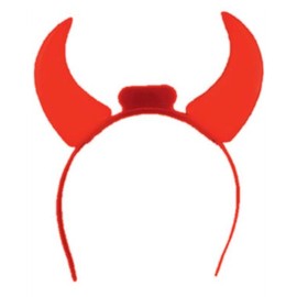 Rhode Island Novelty Light-up Devil Horns Headband, One per Order