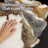 Premium Natural Rabbit Fur Pelts Professionally Tanned, Undyed Hair-On Rabbit