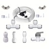 Refrigerator Water Line Kit Connection and 1/4 Compression Ice Maker