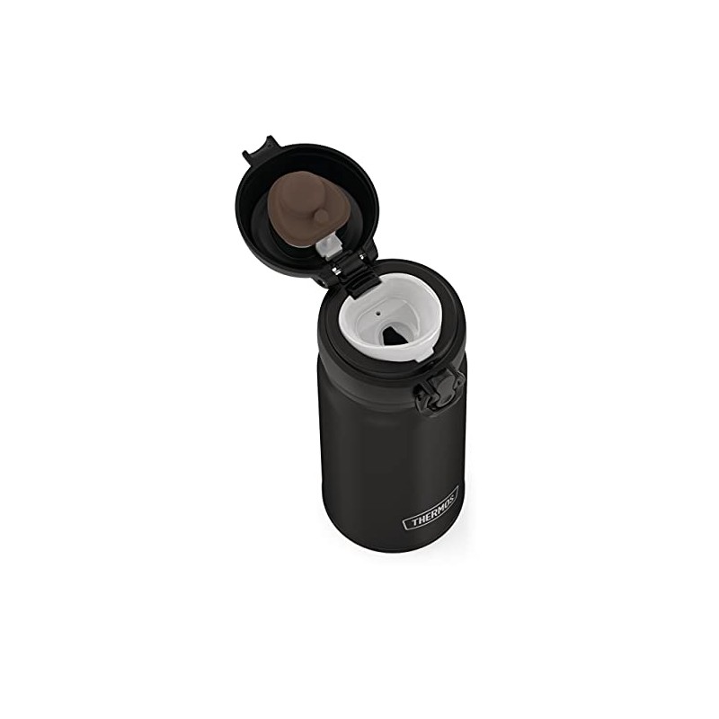 THERMOS 12oz Stainless Steel Direct Drink Bottle, Black