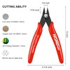 HongWay 5pcs Wire Cutters, Micro Flush Cutters with Spring, Wire