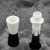 Strain Relief White Thread M10 x 1 + Hex Nut