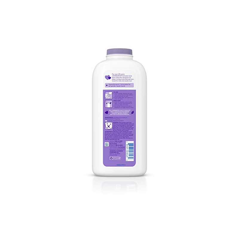 Johnson & Johnson Baby Powder Calming Lavender And Chamomile --