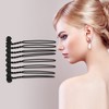 VOCOSTE Anti-Slip Hairside Comb Axserie Metal Black Hair Side Comb