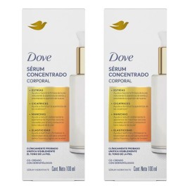Dove Sérum Corporal Concentrado Estrías 100 2pzas Pack