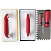 Tile Set 3-Piece with Smoothing Trowel Rustproof Teeth 6 x
