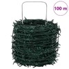 vidaXL Barbed Wire, Outdoor Wire Fence, Repellent Garden Barbed Wire