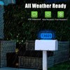 Solar Backlit Address Sign for Mailbox, RGBW House Number Plaque