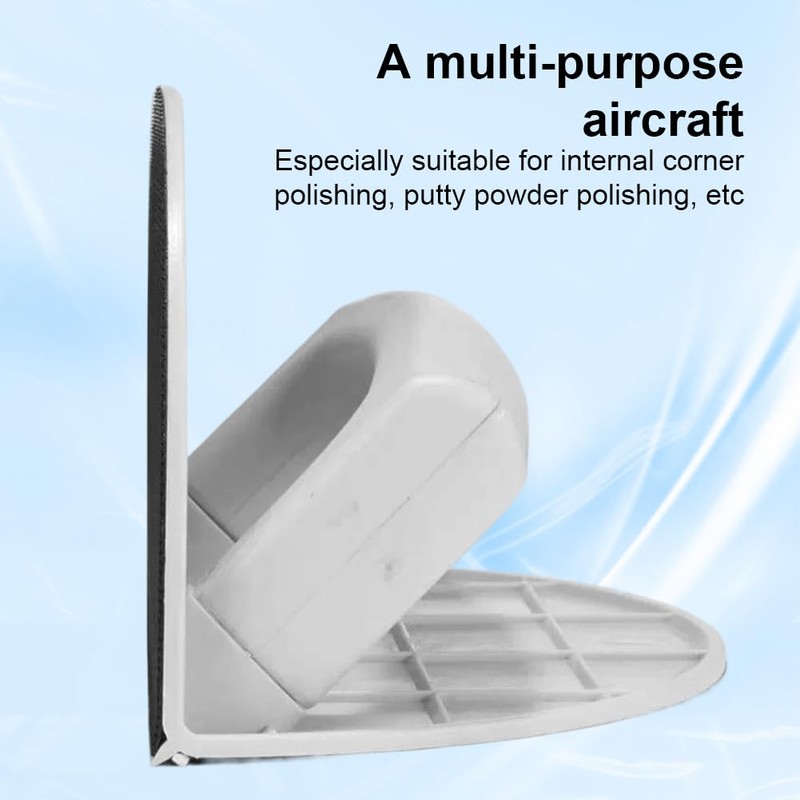 Drywall Sander with 10 Sandpapers, Multifunctional Semicircular Angle Grinding, Semi-Circular