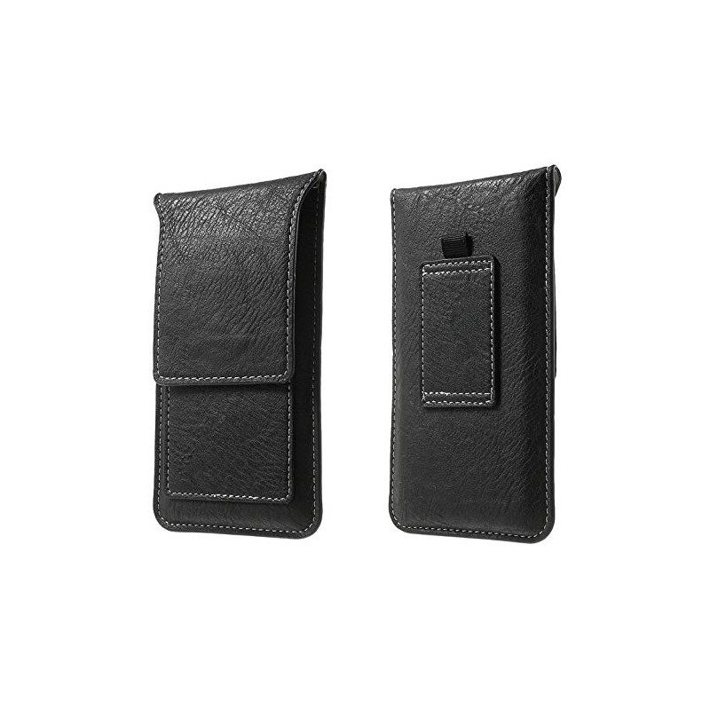 DFV mobile - Belt Case Cover Premium Synthetic Leather Vertical