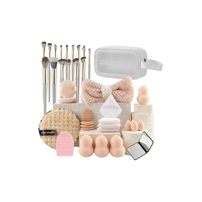 38 Piezas Makeup Brush Set, Brochas de Maquillaje Profesional, Herramientas