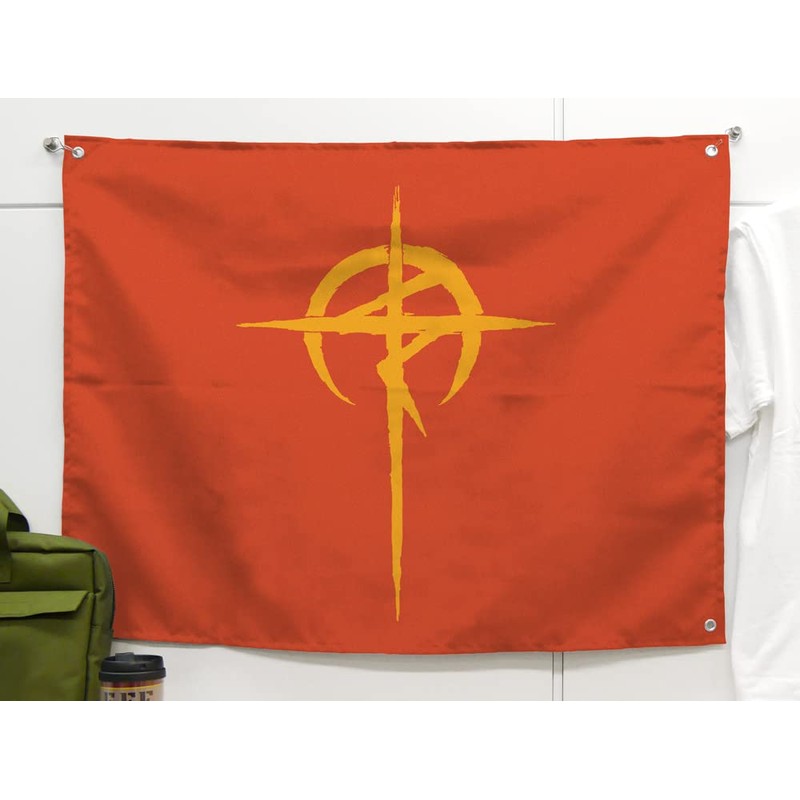 Cospa Mobile Suit Gundam Flashing Hathaway Muffy Flag, Approx. 35.4